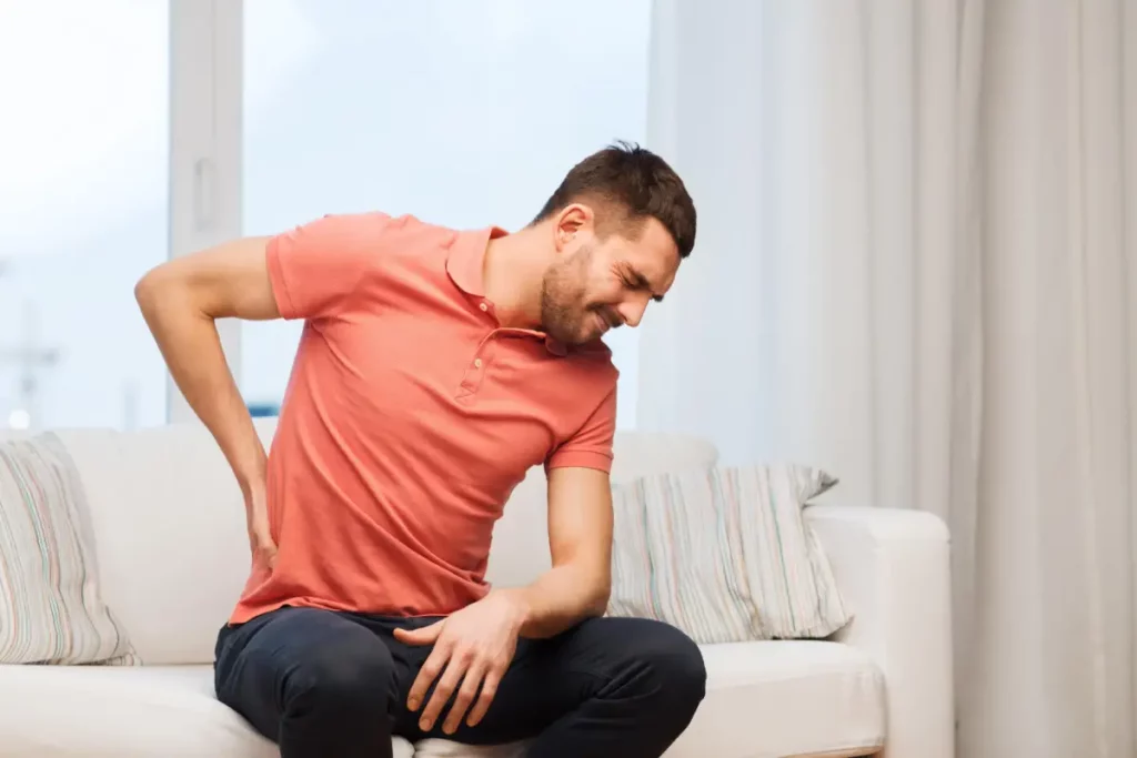 sharp lower back pain