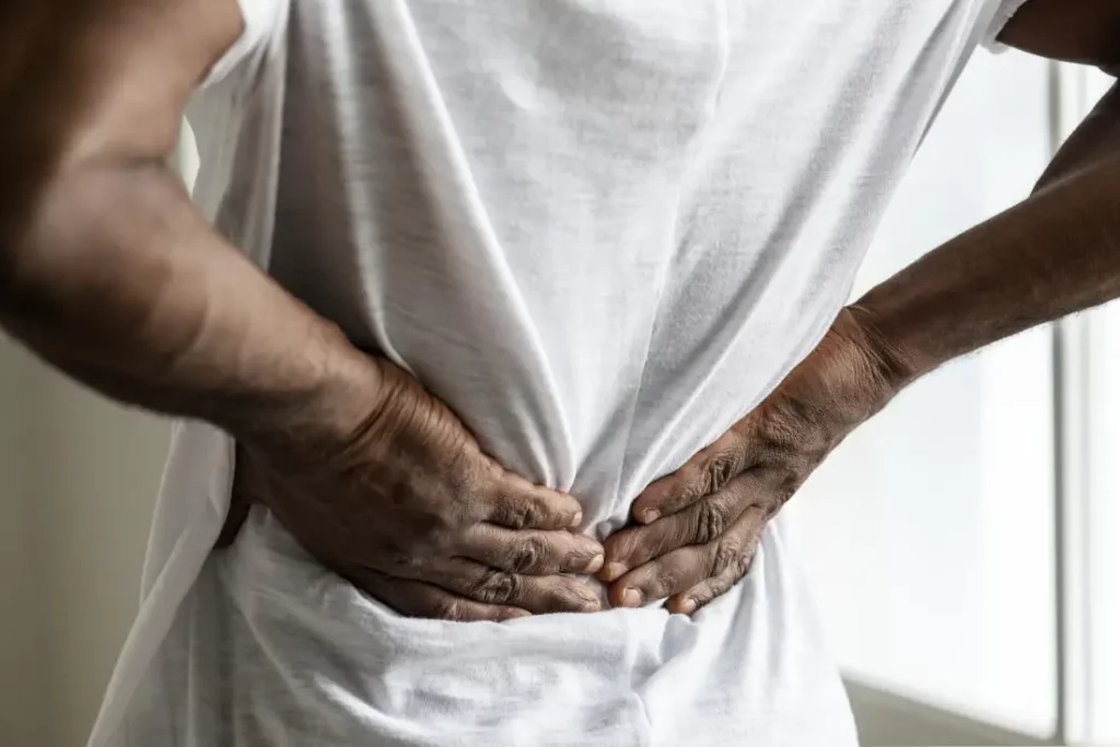 back strain