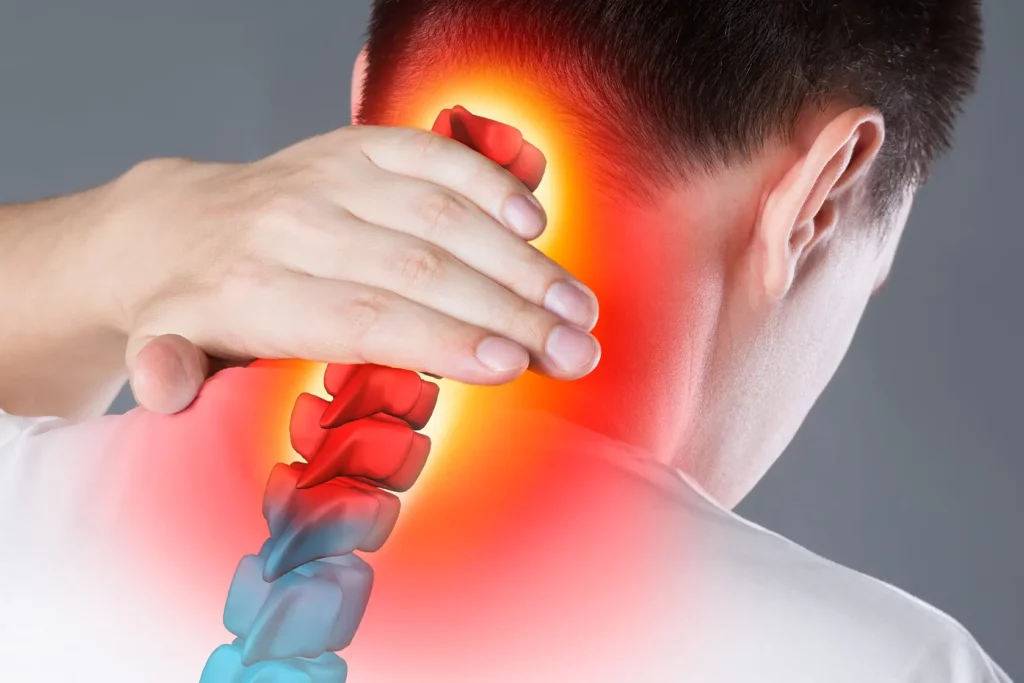 neck pain when looking up