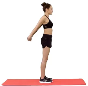 Arms Behind the Back and Clasp the Hands Stretch for deltoid muscle pain
